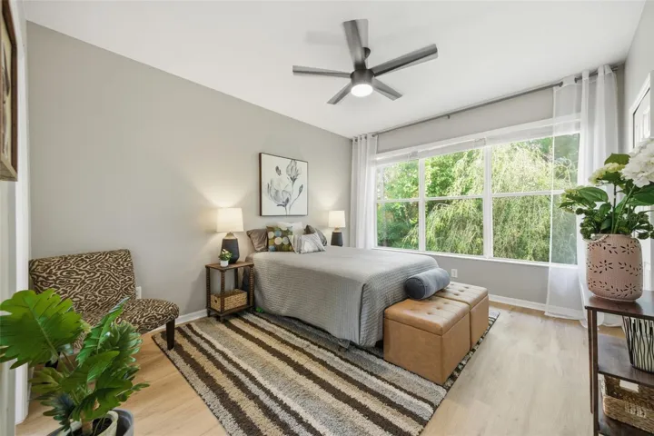 Guest bedroom suite with such pretty view