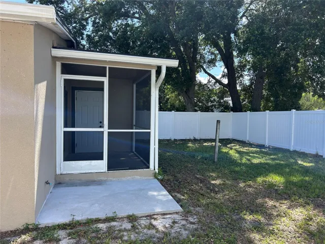 Back of house and yard