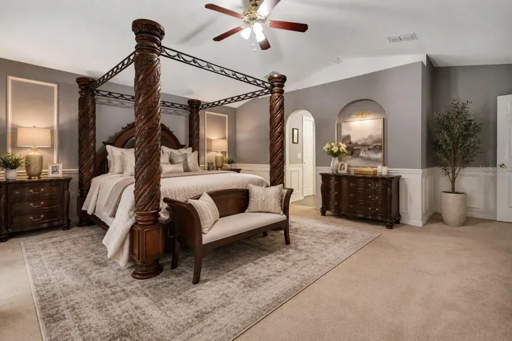 Primary Bedroom Virtually Staged