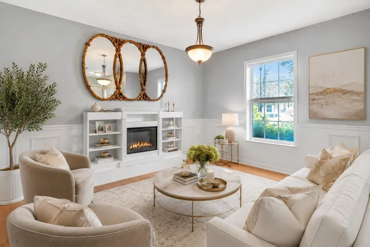 Living Room Virtually Staged