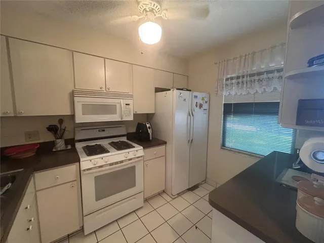 Kitchen with gas stove