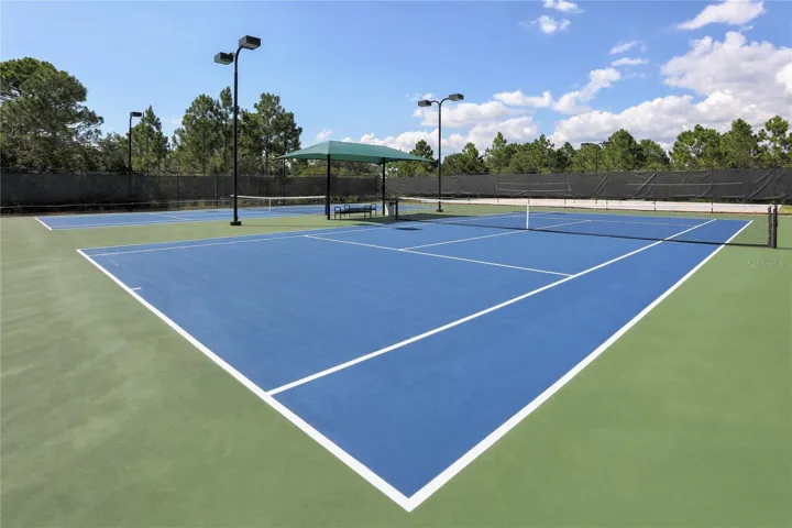 At the club you will find tennis courts to be used by residents