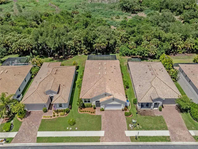 Plenty of green space and parking at this home