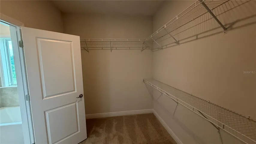 Primary closet