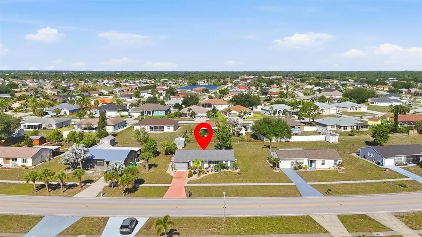 Aerial View of house