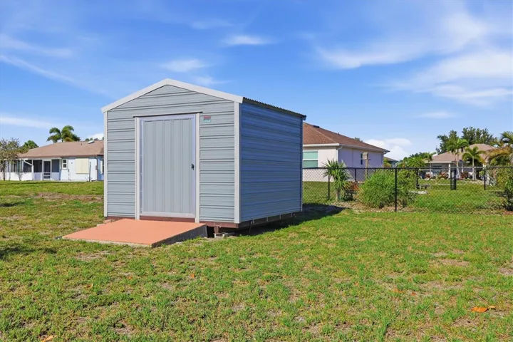 Shed wired for electric