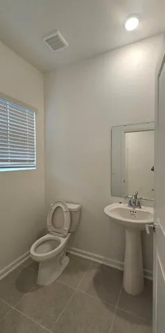 Half bathroom downstairs