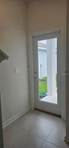 Back door to the garage and patio