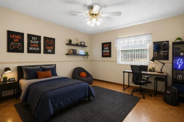 Virtually Staged - Third Bedroom