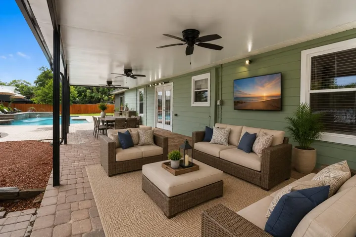 HUGE backporch! Over 40' long! *virtually staged*