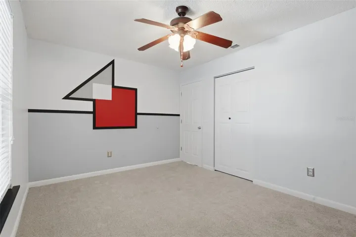 Bedroom #4, custom paint