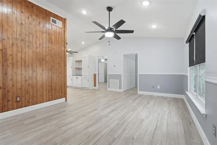 Beautifully Stained Accent Wall