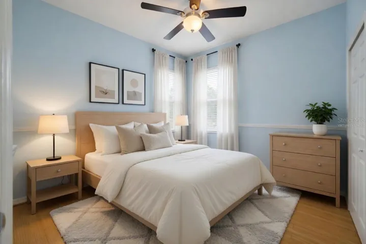 AI Staged 2nd Bedroom