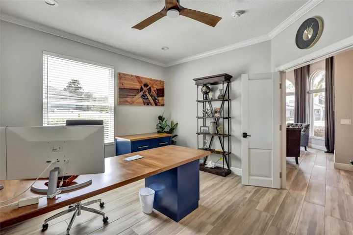 Large office/media room