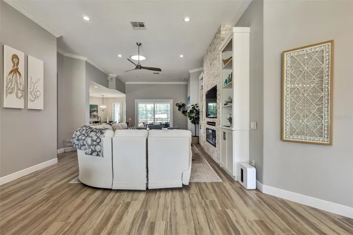 Entrance view great room