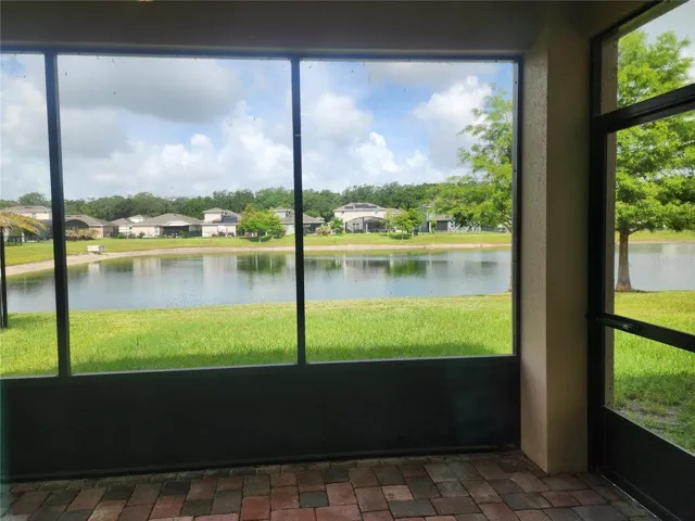 Screened Back Porch with Relaxing Waterview