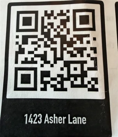 Video walk thru of 1423 Asher front unit. Scan with your phone to view