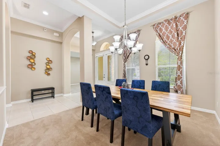 Foyer/formal dining space.