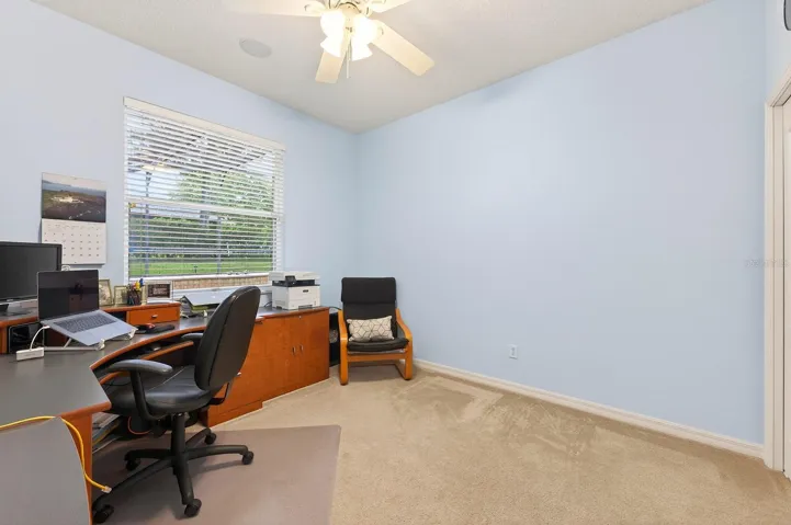 Main floor/fourth bedroom.