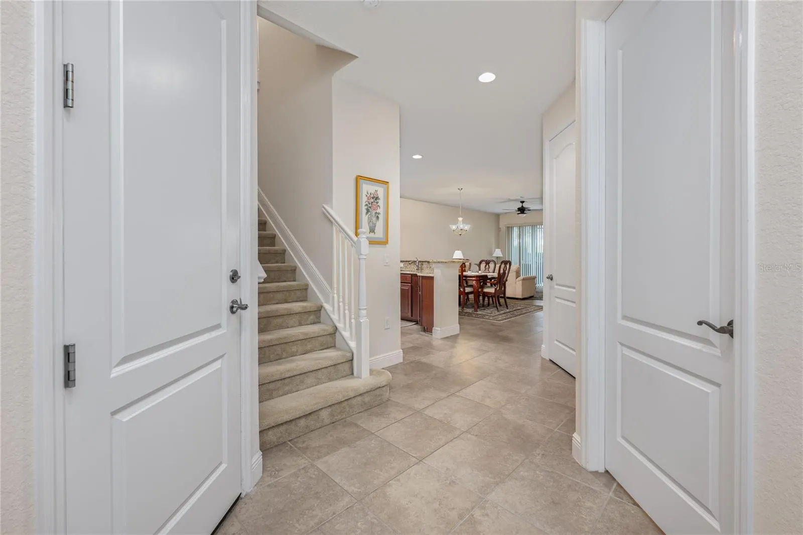 View upon entering
