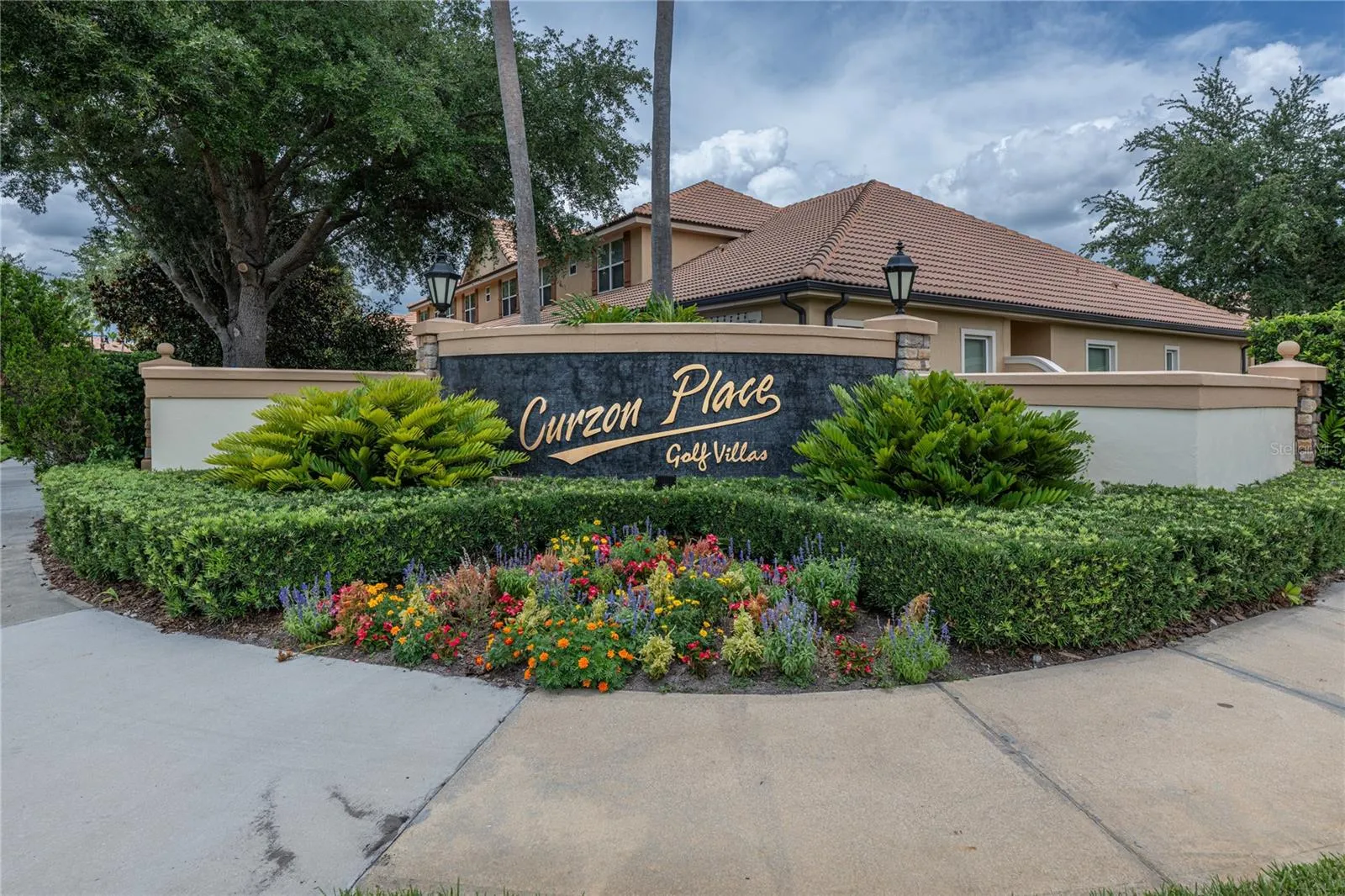 Gated entrance to property