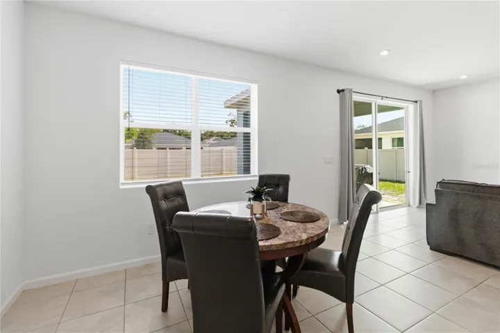 Kitchen dinette offering the perfect spot for morning coffee or family meals.