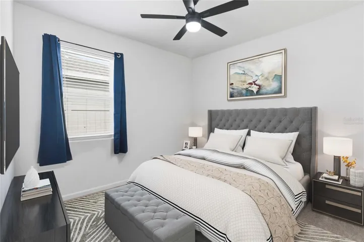 3rd Bedroom Virtually Staged.