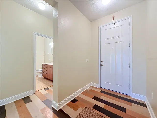 Front Door- 2 bedrooms and the second bathroom are to the right when you walk in.
