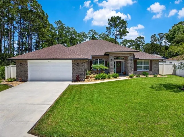 Welcome to 118 Ryberry Dr  Palm Coast, Fl !  4/3/2 fully fenced backyard, No HOA nor CDD.
