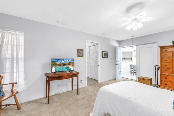 Spacious primary suite.