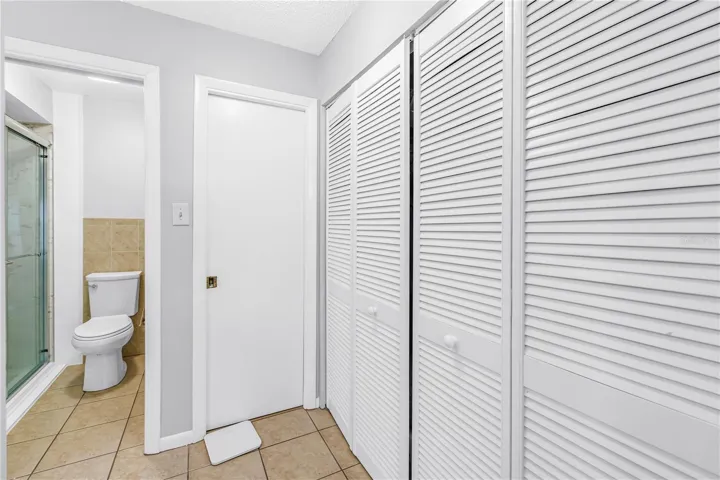 Walk in closets.