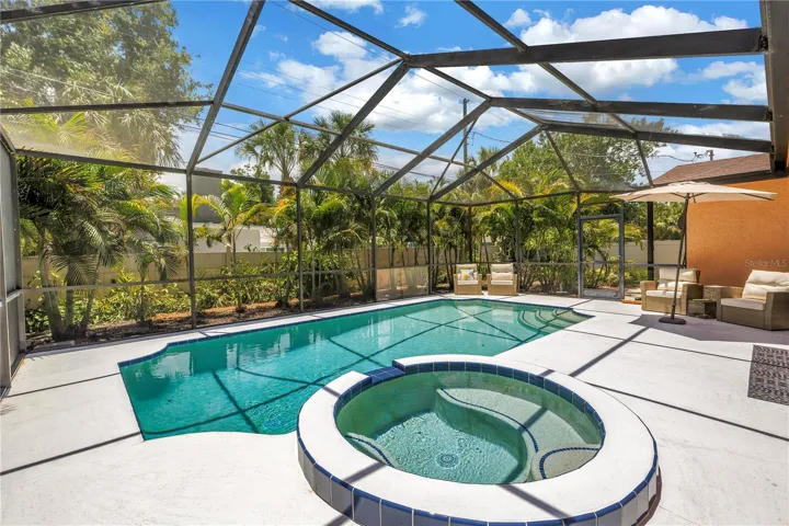 2024 Pebble Tech resurfaced pool and spa.