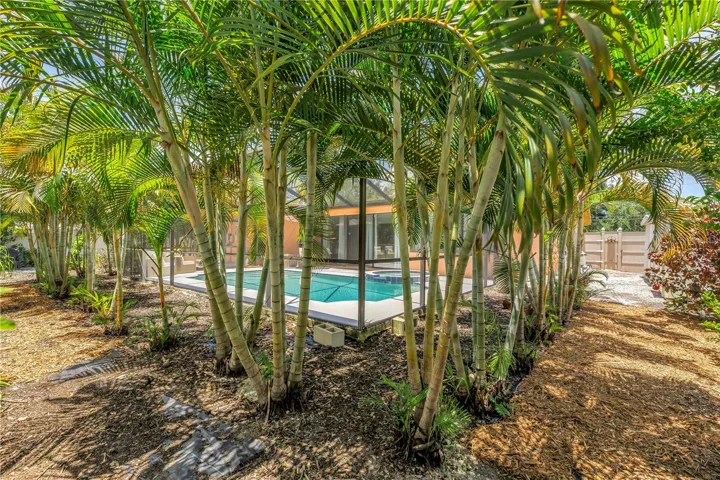 Back yard is very private from the neighbors.