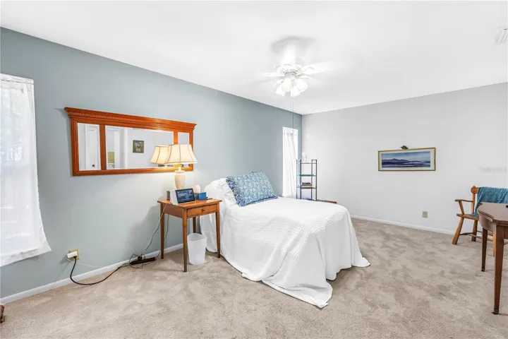 Spacious primary suite.