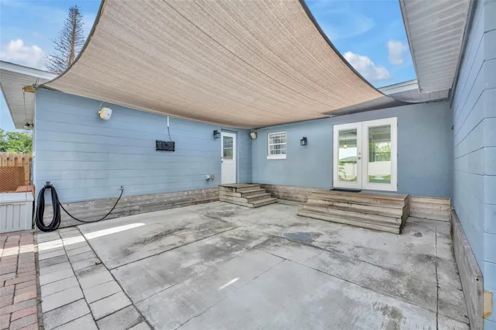 Shaded Patio for the sunny days
