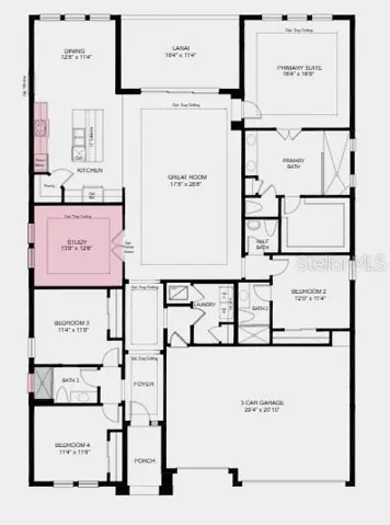 Additional Highlights Include: tray ceiling pkg, shower at bath 3, 8' interior doors, and gas cooktop