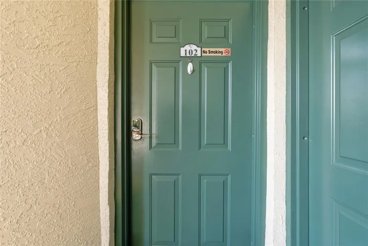 External door to unit
