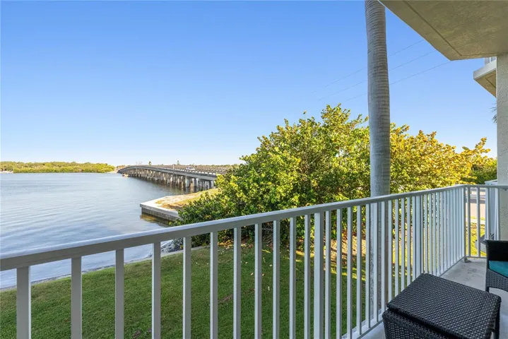 View of Boca Ciega Bay from the balcony