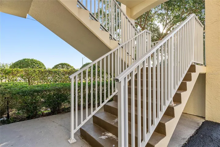 Stairs close to unit