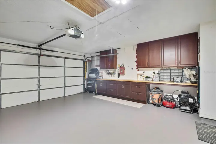 newly painted garage