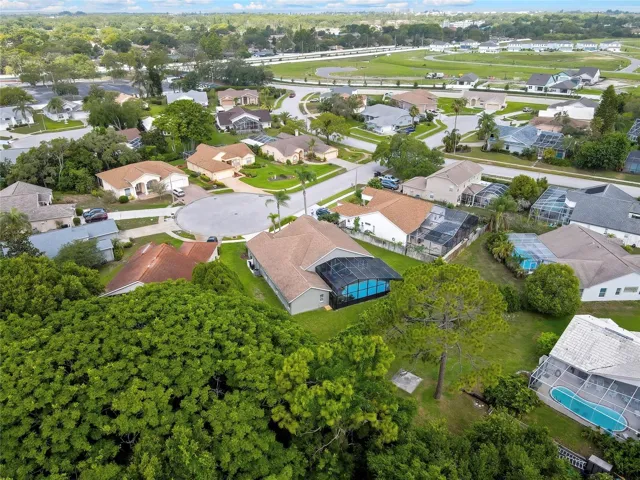 back of property pool view