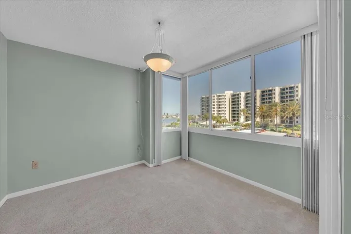 Dining Room with side water view