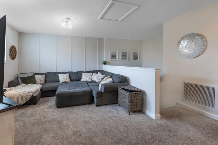 Loft family room area