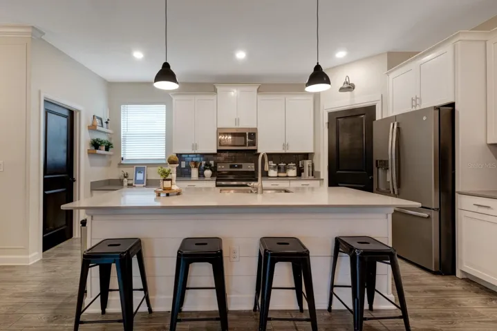 Large kitchen island