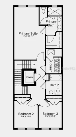 Upper Level Floor Plan - Additional Highlights Include: private dock, Café series appliance package, laminate flooring throughout, tile flooring in the bathrooms, oak stair treads and painted risers, and front load laundry package