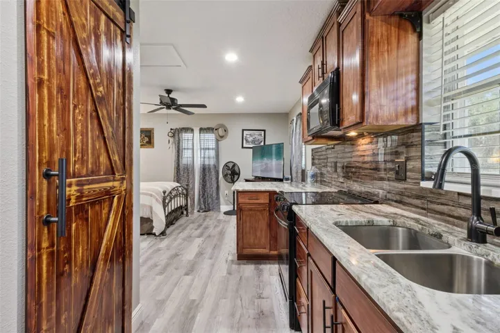MIL/Guest House-Kitchen towards Living/Bedroom