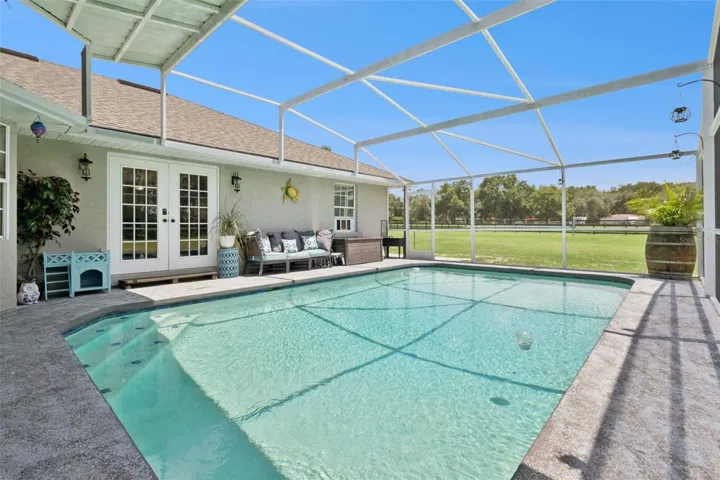 Pool from Pool Patio towards Living Room