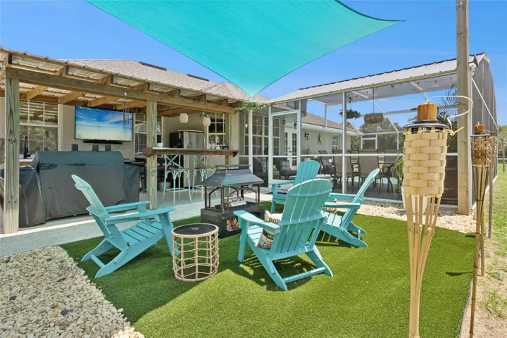 Outdoor Sitting Area towards Pool/Outdoor Kitchen