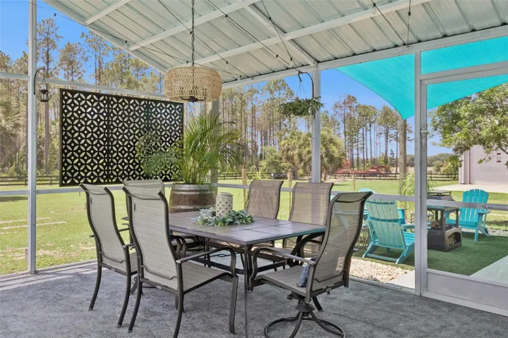 Pool Patio towards Outdoor Sitting Area