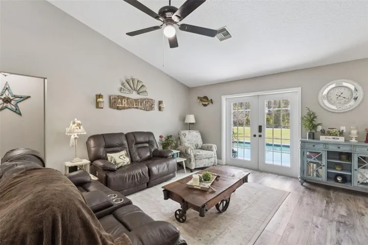 Living Room towards Pool
